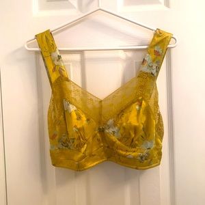 UO Satin Crop Top